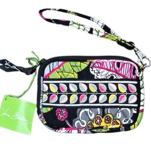 NWT Vera Bradley Tech Case Wristlet Moon Blooms Retired Pattern